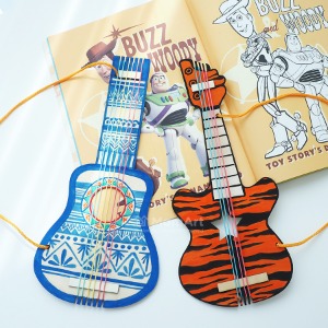 맘아트 나무 기타 만들기 DIY 키트 음악 그리기 색칠 방과후미술 돌봄교실 초등 집콕놀이