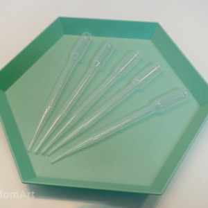 맘아트 일회용 플라스틱 스포이드 3ml 5개 PVC 실험 과학
