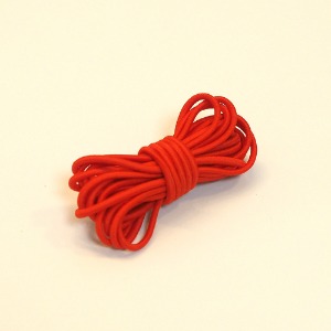 맘아트 가는 고무줄 빨강 3mm 180cm 머리끈 만들기 재료